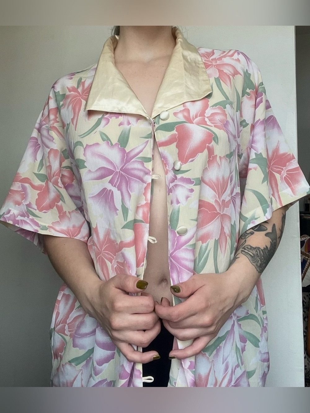 Rare VTG Victoria’s Secret Gold Label Floral Top | Size: M/L